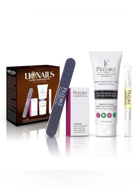 Prédiré Paris Lionails Luxury Manicure Set - Almond Milk & Honey 4 Pieces